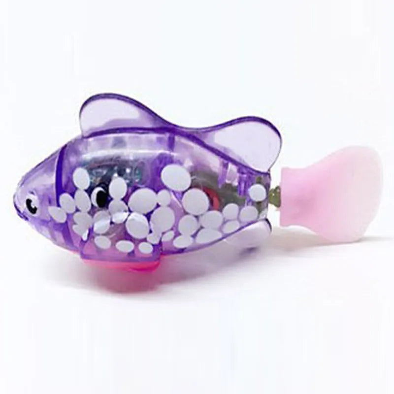 Electric Fish Toy with LED Light