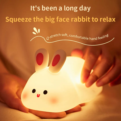 Glow Rabbit USB Rechargeable Silicone Light