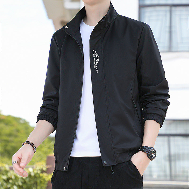 Himothy - Standing Collar Casual Jacket