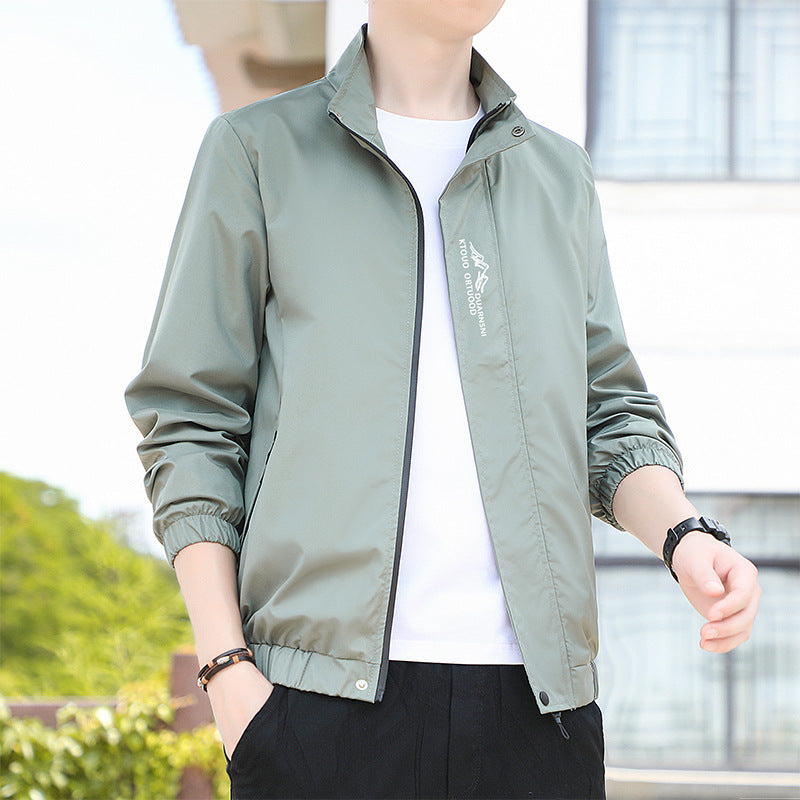 Himothy - Standing Collar Casual Jacket