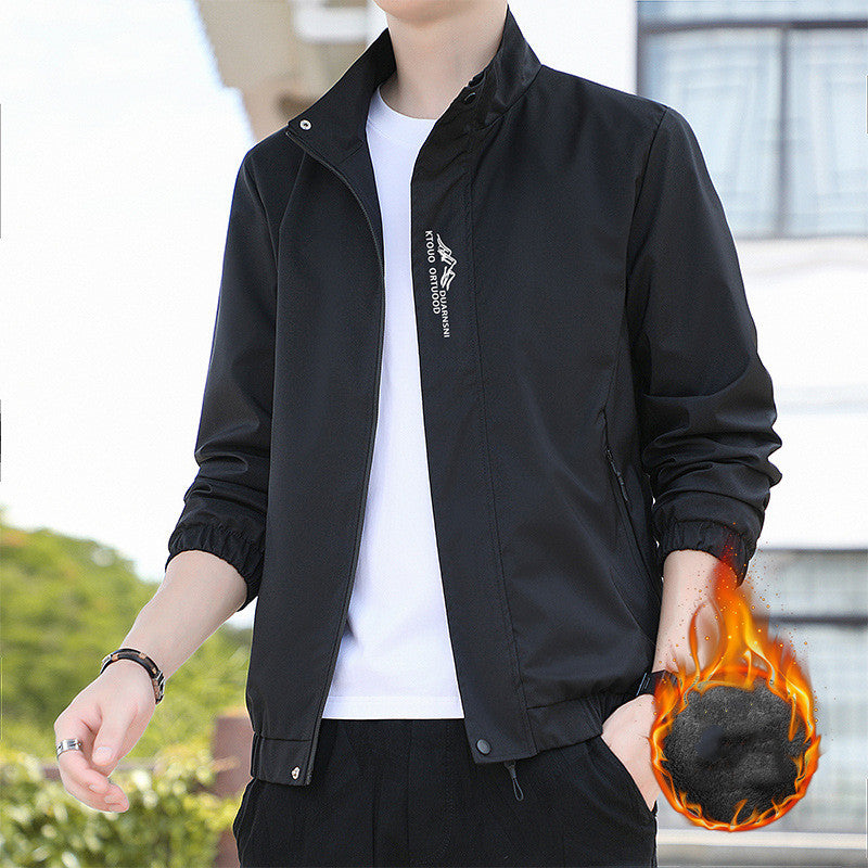 Himothy - Standing Collar Casual Jacket