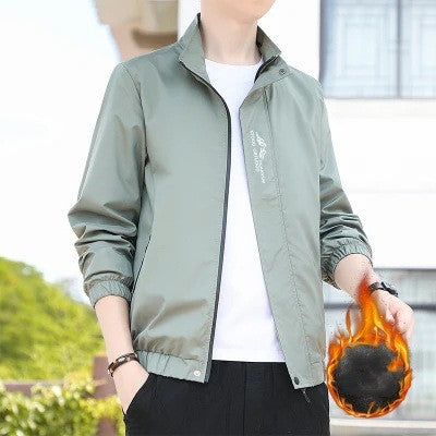 Himothy - Standing Collar Casual Jacket