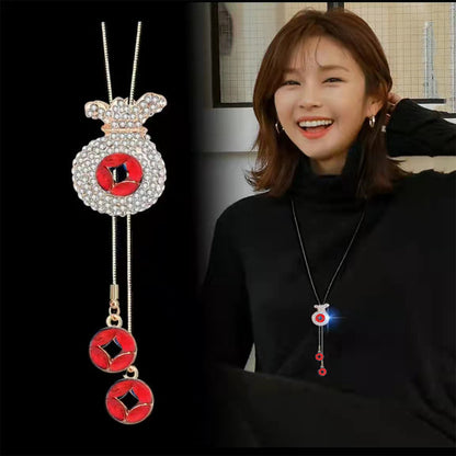Rose & Flower Mix Tassel Pendant (assorted variety)