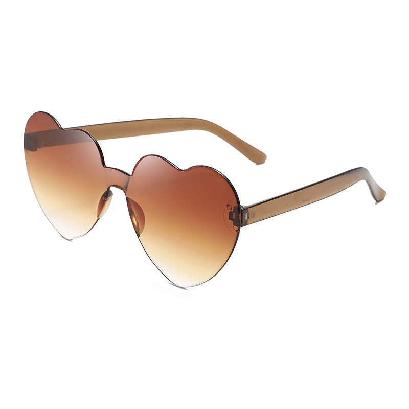 Frameless Heart Sunglasses