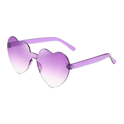 Frameless Heart Sunglasses