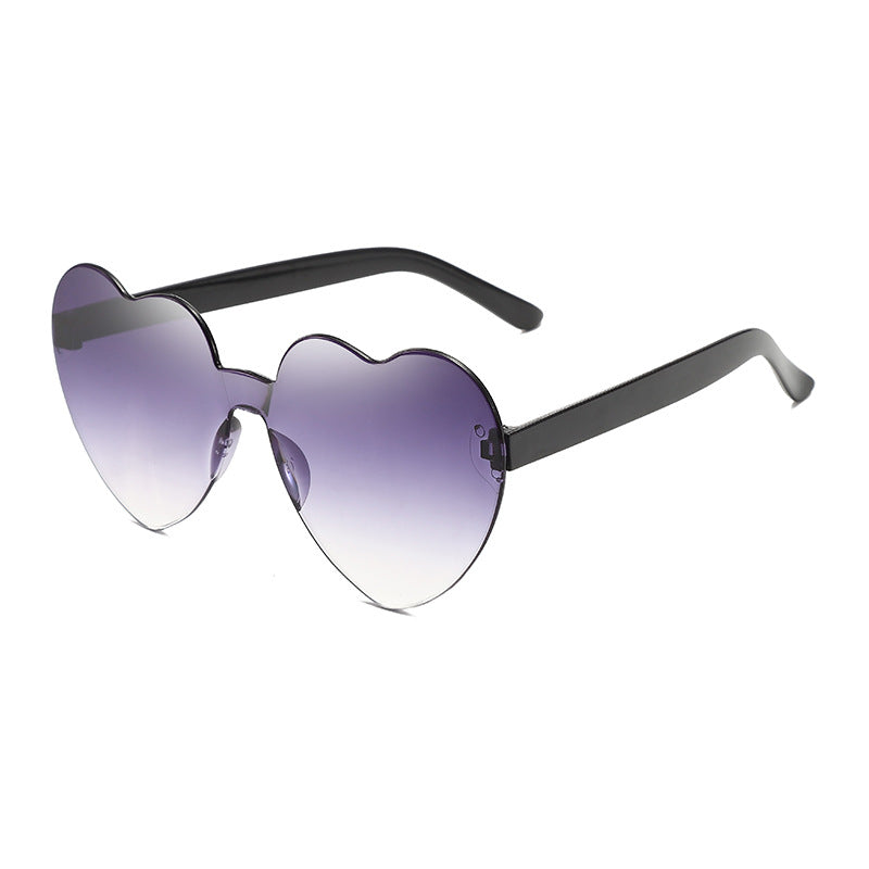 Frameless Heart Sunglasses