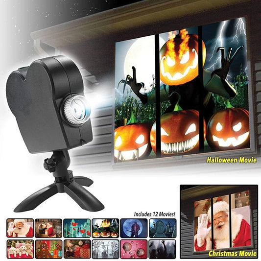 Hustle Holiday Projector