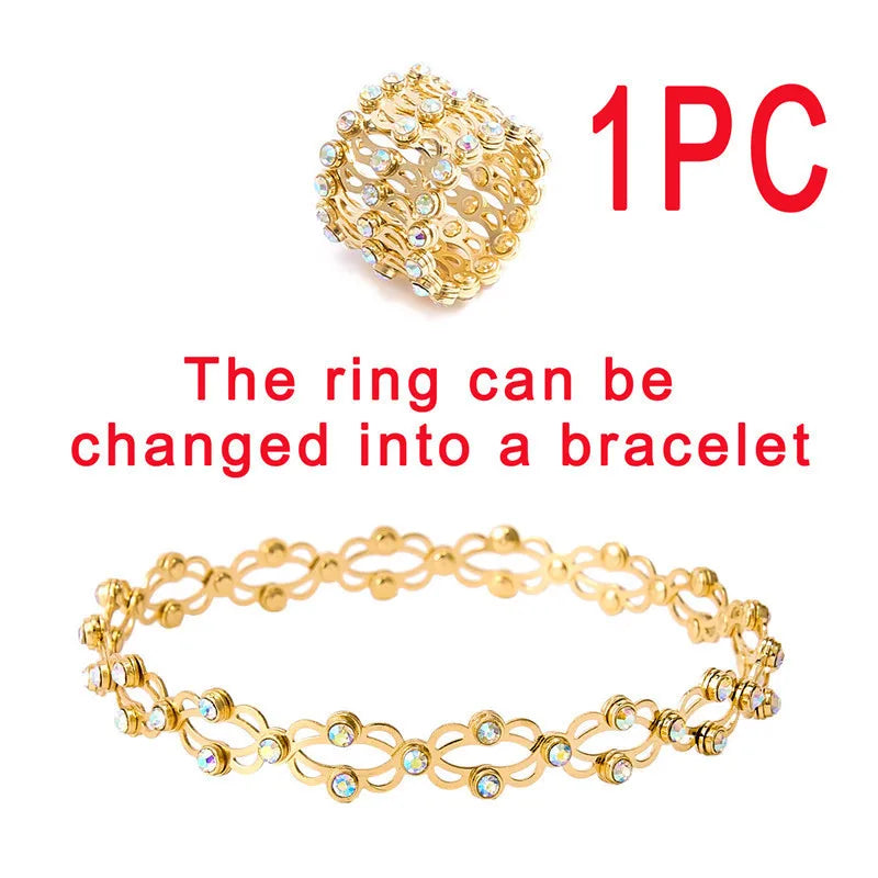 Ring Bracelet - 2 In 1 (Stretchable)