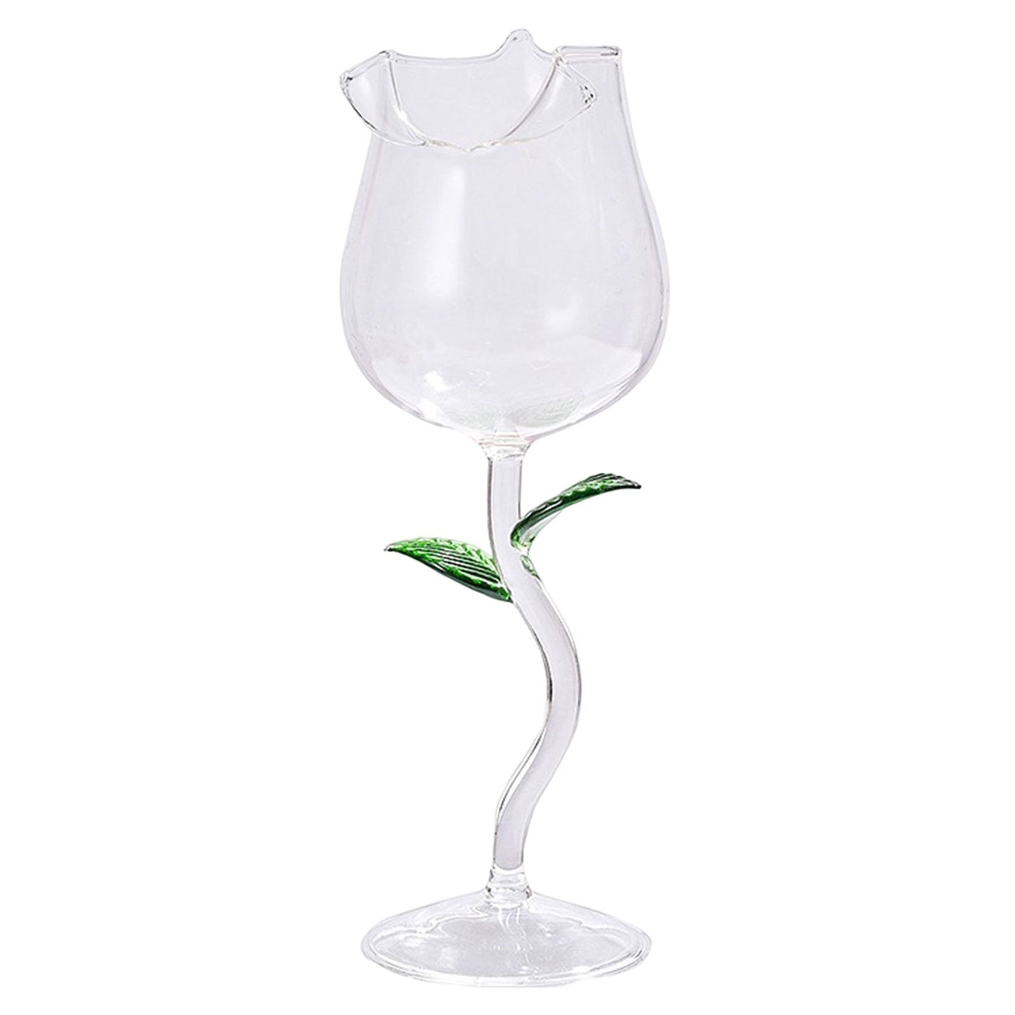 Rose Shape Wine Glass