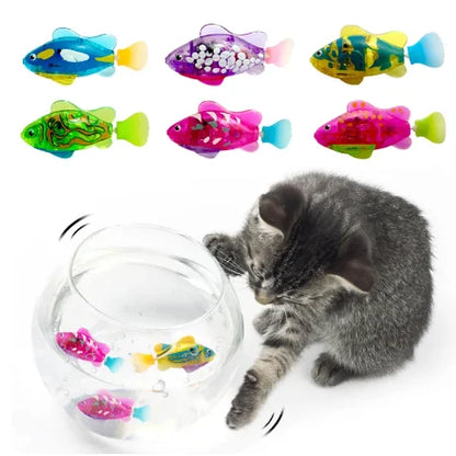 Electric Fish Toy with LED Light