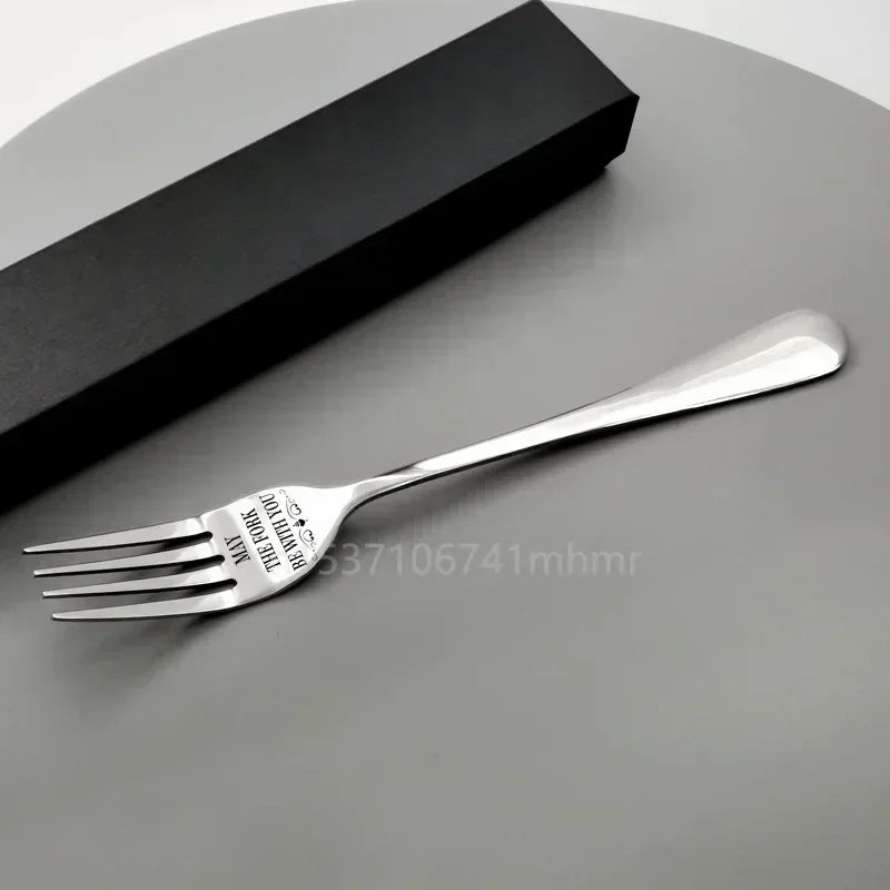 Special Fork Stainless Steel (Assorted Messages)