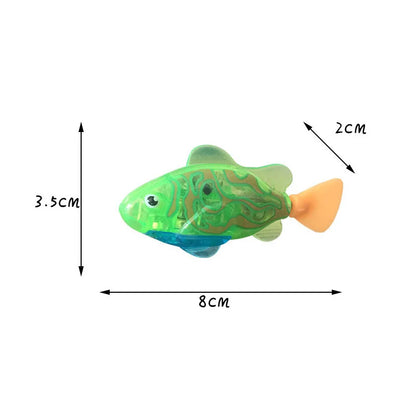 Electric Fish Toy with LED Light