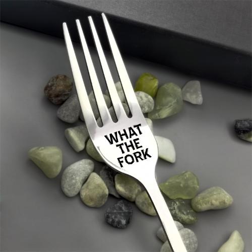 Special Fork Stainless Steel (Assorted Messages)