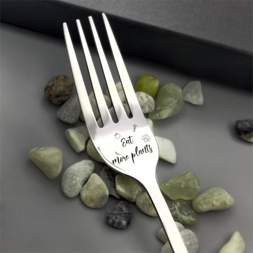 Special Fork Stainless Steel (Assorted Messages)