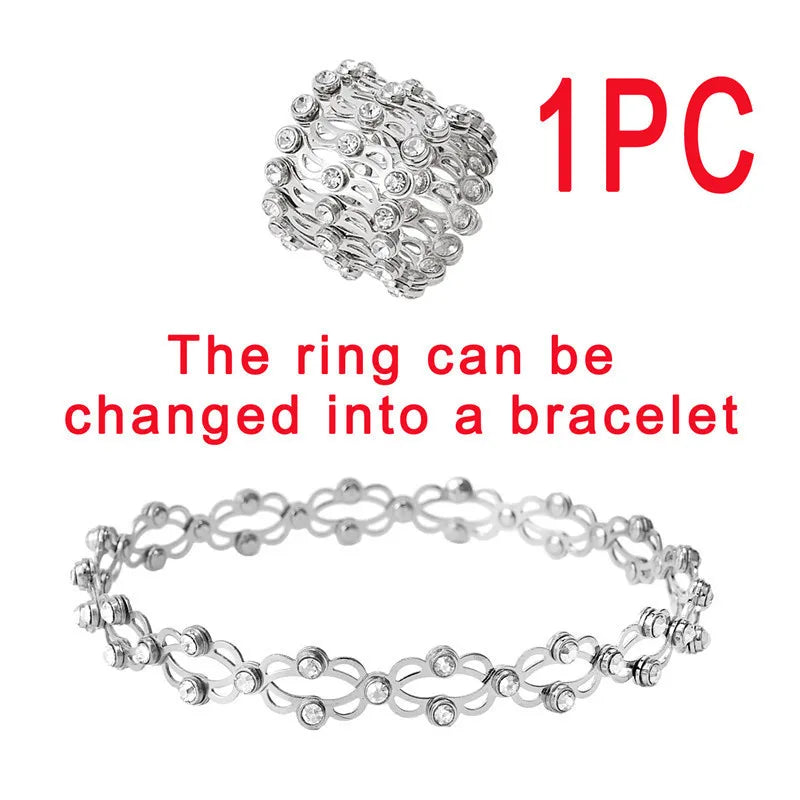 Ring Bracelet - 2 In 1 (Stretchable)