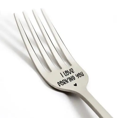 Special Fork Stainless Steel (Assorted Messages)