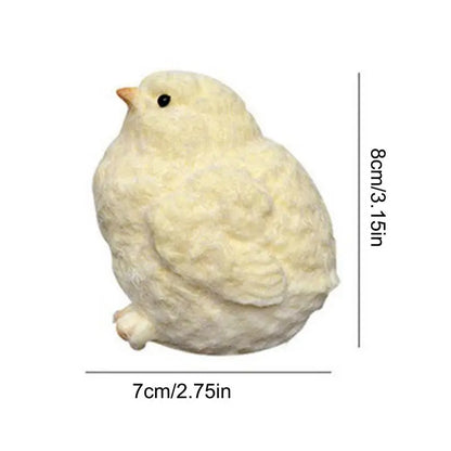 Yellow Chicken Plush Silicone Squishy