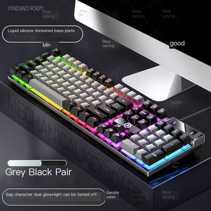 Carving K500 Wired Keyboard - luminous desktop computer accessories (Color Options)