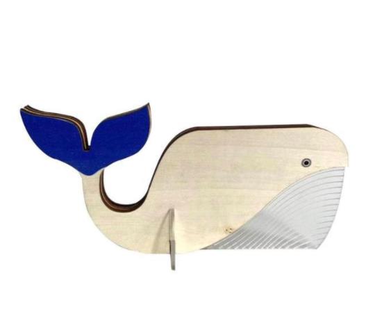 Wooden & Acrylic LED Decorative Light - (Variants) Pelican, Whale, Peacock, Wolf