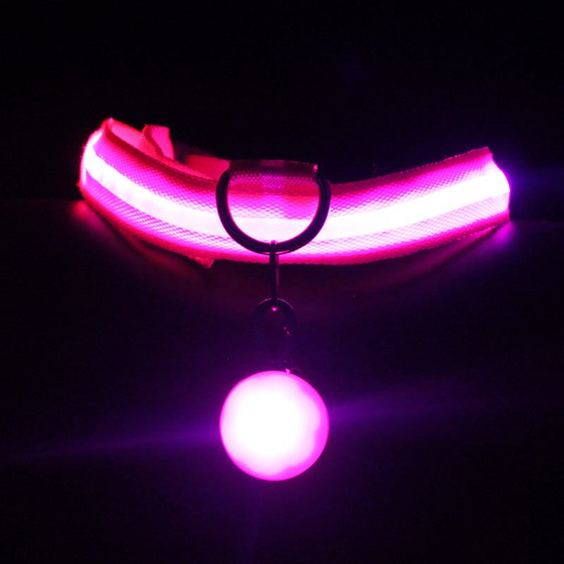 Pet Supplies Dog Collar Luminous Fashion