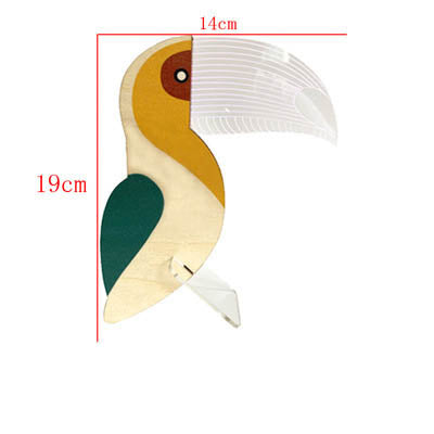 Wooden & Acrylic LED Decorative Light - (Variants) Pelican, Whale, Peacock, Wolf