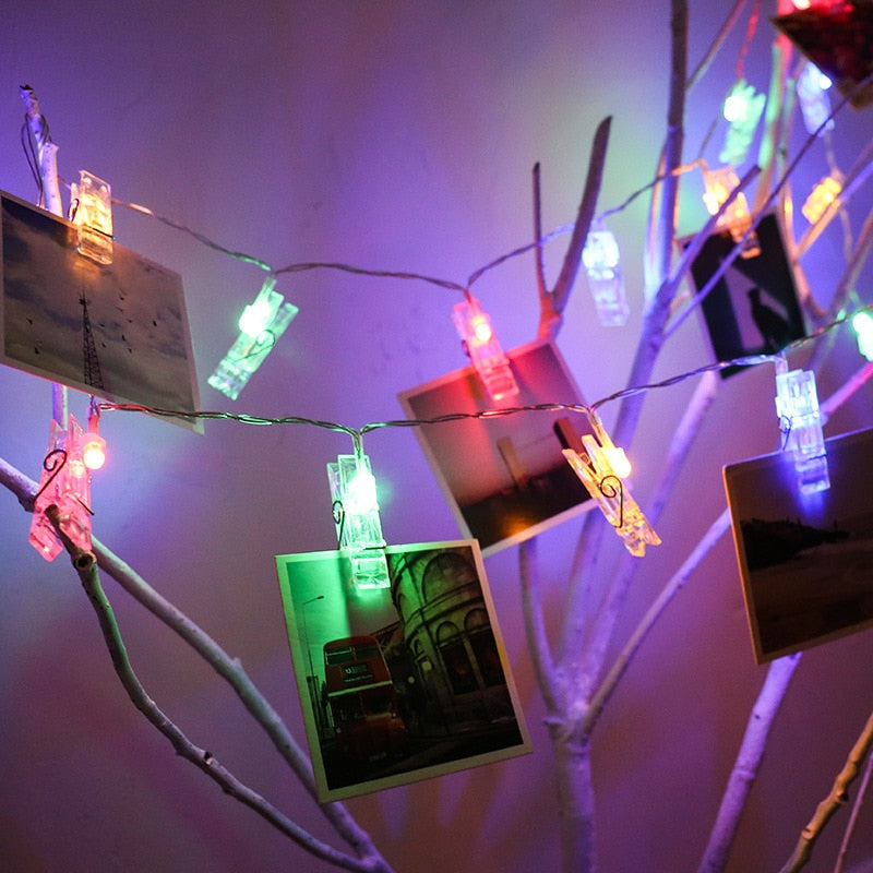 Photo Clip Holder LED String Lights