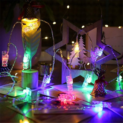 Photo Clip Holder LED String Lights