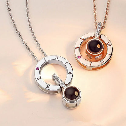 100 Language “I Love You” Projection Necklace