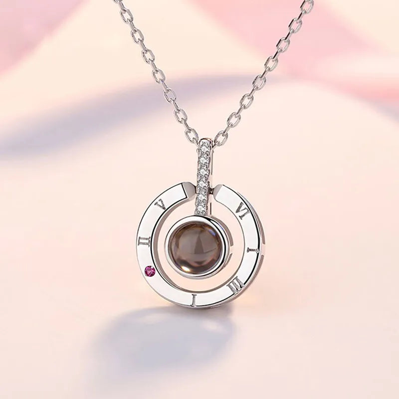 100 Language “I Love You” Projection Necklace