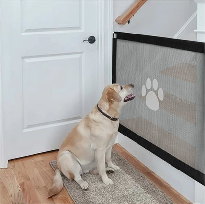 Pet Gate Mesh Barrier Safety Fence.