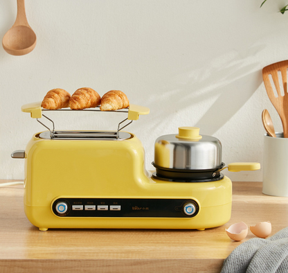 Multifunctional Automatic Breakfast Toaster Fried Steamed Egg Machine