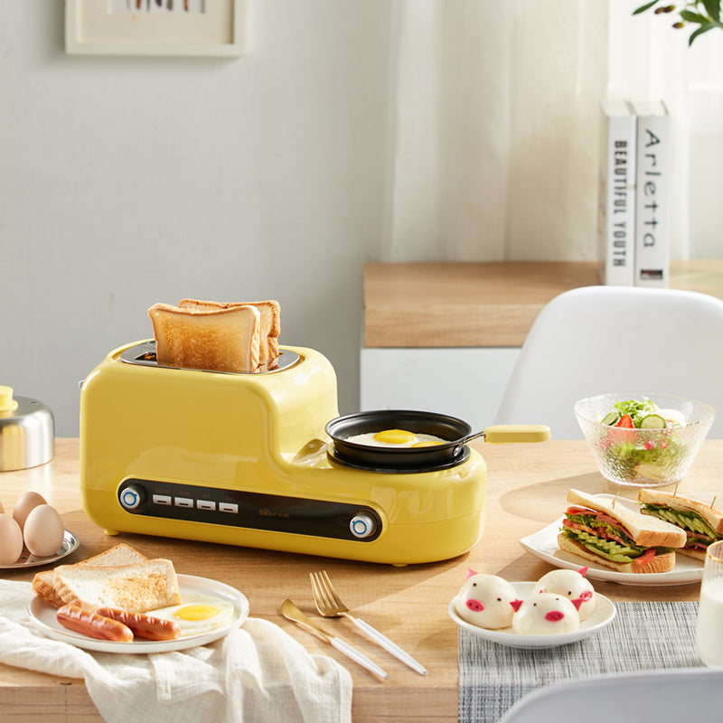 Multifunctional Automatic Breakfast Toaster Fried Steamed Egg Machine