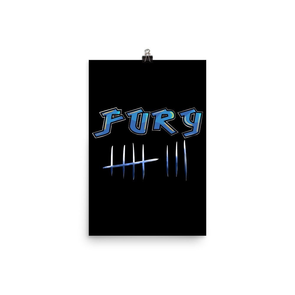 Fury Swipes Background Poster