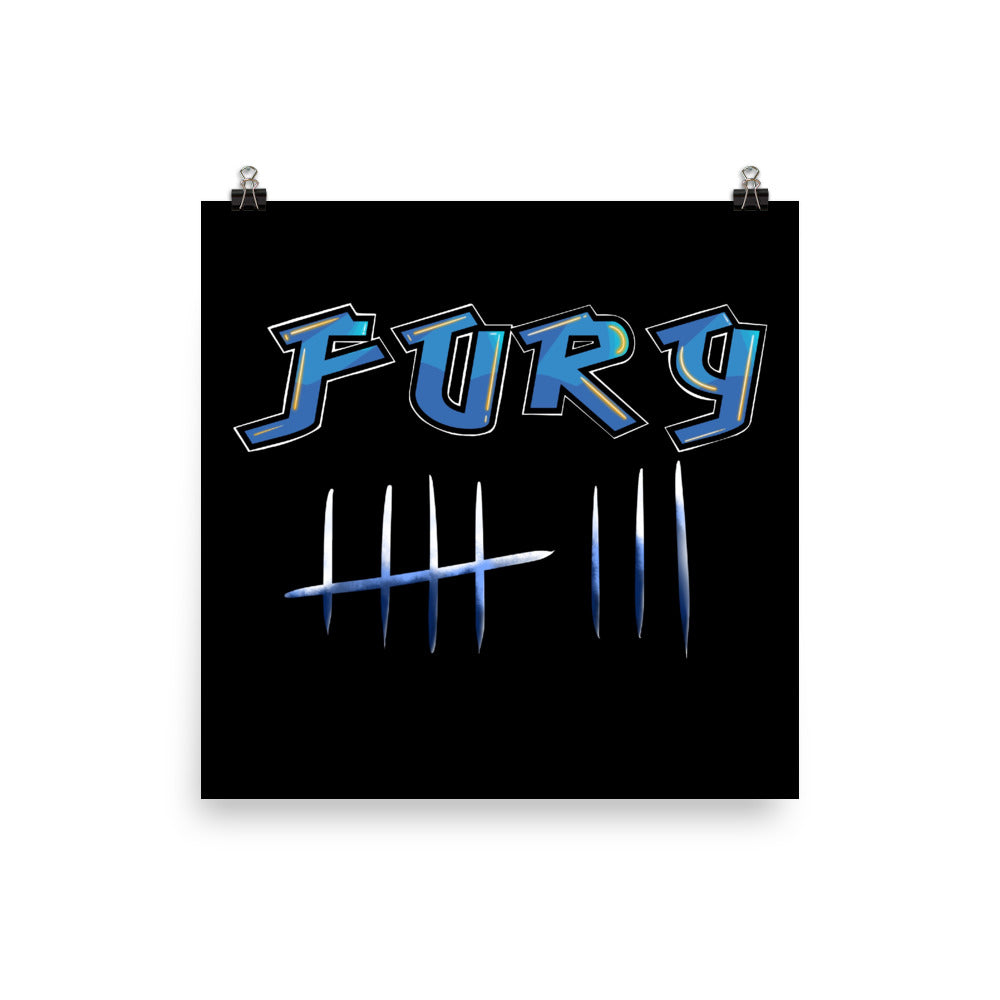 Fury Swipes Background Poster