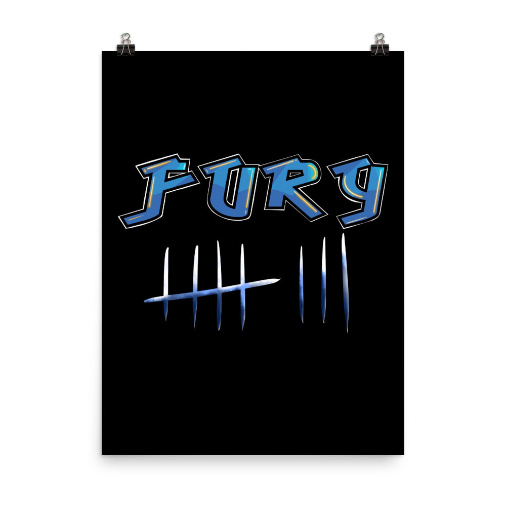 Fury Swipes Background Poster