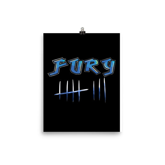 Fury Swipes Background Poster