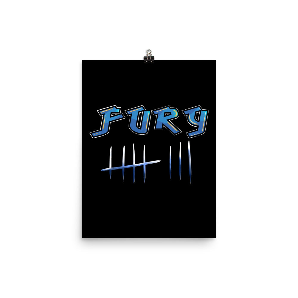 Fury Swipes Background Poster